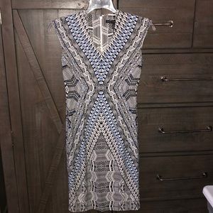 WHBM Aztec Print Dress Size Small